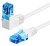Scheda Tecnica: Goobay LAN Cable Angolato 90 Cca - Cat.6a UTP 1m Bianco
