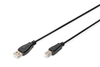Scheda Tecnica: DIGITUS Cavo USB 2.0 - /b, M/M Nero, 1,8mt