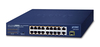 Scheda Tecnica: PLANET 16-port 10/100tx 802.3at PoE + 2-port 10/100/1000t + - 1-port Shared 1000x Sfp Unmanaged Gigabit Ethernet Switch (