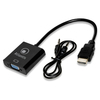 Scheda Tecnica: Atlantis Land Adattatore HDMI To VGA, M/F Con Audio - Analogico (mini Jack 3,5mm) 0,20mt, Nero, A04-HDMI_VGA