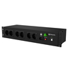 Scheda Tecnica: Atlantis Land Ups A03-PDU1000-RC Rack Off Line 800va (480w) - Per Rack 19" Corti (153mm) Batteria 12v 9ah 8p Schuko" Back
