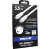 Scheda Tecnica: INNO-HIT Inno-hit Cavo Antenna M/F 5 Mt Bianco - 