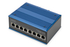 Scheda Tecnica: DIGITUS Industrial 8-port Gigabitpoesw Din Rail Extended - Temp Range