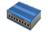 Scheda Tecnica: DIGITUS Industrial 8-port Gigabitswitch Din Rail Extended - Temp Range