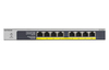 Scheda Tecnica: Netgear GS108LP 8x 10/100/1000Mbps Gigabit Ethernet, 8 PoE+ - ports, up to 30W per port, 60W Budget, 0.6kg, Fanless