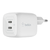 Scheda Tecnica: Belkin Caricabatteria Da Parete Doppio Gan USB-c Pps 45w - Bianco