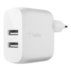 Scheda Tecnica: Belkin Caricabatterie 2 Porte USB-a 12w - Bianco - 