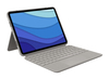 Scheda Tecnica: Logitech Combo Touch F. iPad Pro11-" 1st 2nd Gen.3 - Sand-uk-intnl