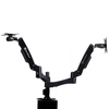 Scheda Tecnica: SilverStone SST-ARM22BC - Two ARM LCD LED Monitor Mount - Bracket, Adjustable, + 360 Redation, 90 Tilt Up/ Down, 9