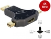 Scheda Tecnica: Delock 3 In 1 Monitor ADApter With - USB-c / DP / Mini DP In To HDMI Out With 4k 60 Hz