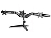 Scheda Tecnica: SilverStone SST-ARM31BS - Triple Three ARM LCD/led Monitor - Desk Mount Bracket Stand, Up To 24"ch, + Tilt E Swivel