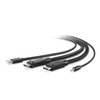 Scheda Tecnica: Belkin Kvm Dual Dp Cable Set For F1dn104w-3ea/ 3.0m Taa - 