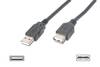 Scheda Tecnica: DIGITUS Cavo Prolunga USB Mt. 5 Connettori "a" - Maschio-femmina Certificato USB 2.0 Nero
