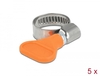 Scheda Tecnica: Delock Butterfly Hose Clamp - Stainless Steel 400 Ss 12 20 Mm 5 Pieces Orange
