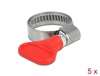 Scheda Tecnica: Delock Butterfly Hose Clamp - Stainless Steel 400 Ss 16 25 Mm 5 Pieces Red