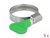 Scheda Tecnica: Delock Butterfly Hose Clamp - Stainless Steel 400 Ss 20 35 Mm 5 Pieces Green