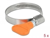 Scheda Tecnica: Delock Butterfly Hose Clamp - Stainless Steel 400 Ss 30 45 Mm 5 Pieces Orange