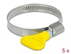 Scheda Tecnica: Delock Butterfly Hose Clamp - Stainless Steel 400 Ss 32 50 Mm 5 Pieces Yellow
