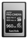 Scheda Tecnica: SanDisk Pro Cinema Cfexpress - Cinema Cfexpress Type A Card 960GB