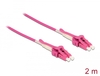 Scheda Tecnica: Delock Cable Optical Fibre Lc - > Lc Multimode Om4 Uniboot 2 M