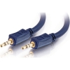 Scheda Tecnica: C2G Velocitay Cavo Audio 27 AWG Jack Stereo Da 3,5 Mm - (m) Jack Stereo Da 3,5 Mm (m) 2 Male Schermato