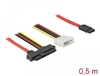 Scheda Tecnica: Delock Cable SAS Sff-8482 + Power > 1 X SATA 7 Pin 0.5 M - 