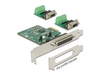 Scheda Tecnica: Delock Pci Express Card To 2 X Serial Rs-422/485 Esd - PRedection Optional Surge PRedection