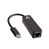 Scheda Tecnica: V7 USB-c To Ethernet Adapter Black USB-c Male To RJ45 - Female Adptr