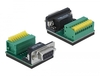 Scheda Tecnica: Delock ADApter D-sub 9 Pin Female - To Terminal Block 9 Pin + Push Button