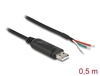 Scheda Tecnica: Delock ADApter Cable USB 2.0 Type - a To Serial Rs-485 + 3 X Open Wire Ends 0.5 M