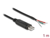 Scheda Tecnica: Delock ADApter Cable USB 2.0 Type - a To Serial Rs-485 + 3 X Open Wire Ends 1 M