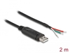 Scheda Tecnica: Delock ADApter Cable USB 2.0 Type - a To Serial Rs-485 + 3 X Open Wire Ends 2 M