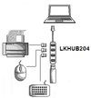 Scheda Tecnica: LINK Hub 4 Porte USB 2.0 - 