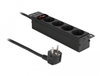Scheda Tecnica: Delock 10" Power Socket 4-way With PRedective Contact - Switch 1U Black