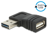 Scheda Tecnica: Delock ADApter Easy-USB 2.0-a Male - > USB 2.0-a Female Angled Left / Right