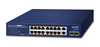 Scheda Tecnica: PLANET 16-port 10/100/1000t 802.3at PoE + 2-port - 10/100/1000t + 2-port 1000x Sfp Unmanaged Gigabit Ethernet