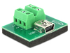 Scheda Tecnica: Delock ADApter Mini USB Female > Terminal Block 6 Pin - 
