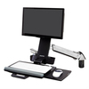 Scheda Tecnica: Ergotron Braccio Monitor E Keyb. Styleview Combo Staffa - Monitor Keyb. Combo Workstation Scrivania Sit-stand Scri