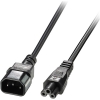 Scheda Tecnica: Lindy 3m IEC C14 To IEC C5 Cloverleaf Extension Cable - 