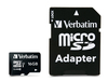 Scheda Tecnica: Verbatim microSDHC - Card 16GB Class10"cl ADApter R: 90mb/s W: 10mb/s