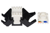 Scheda Tecnica: LINK Presa Rete Keystone Jack RJ45 Cat.5e - UTP Tooless Colore Nero 180 ontatti Dorati 50 Micron