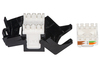 Scheda Tecnica: LINK Presa Rete Keystone Jack RJ45 Cat.6a - A UTP Tooless Colore Nero 180 ontatti Dorati 50 Micron