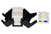 Scheda Tecnica: LINK Presa Rete Keystone Jack RJ45 Cat.6 - UTP Tooless Colore Nero 180 ontatti Dorati 50 Micron