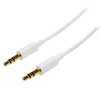 Scheda Tecnica: StarTech Cable Audio Stereo Mini-jack - 3.5mm Slim 2m M/M White