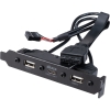 Scheda Tecnica: Akasa USB 3.1 Gen1"ternal ADApter Cable with dual USB - 2.0 Type ports PCI Bracket 5Gb/s Type-C Type Con
