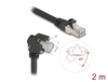 Scheda Tecnica: Delock Gige Camera Cable RJ45 Plug 45- Redated And 90 - Angled With Screws To RJ45 Plug Cat.6 S/FTP 2 M Black