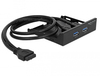 Scheda Tecnica: Delock 3.5" Front Panel > 2 X USB 3.0 - 