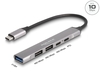 Scheda Tecnica: Delock 4 Port Slim USB Type-c Hub With 1 X USB 10GBps - Type-a + 2 X USB 2.0 Type-a + 1 X USB 2.0 USB Type-c And Pd