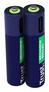 Scheda Tecnica: Trust USB-c Rechargeable Batteries - 2p - Aaa