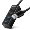 Scheda Tecnica: Axagon HUE-M1A Superspeed USB Mini Hub, 4x USB 3.0 - 20cm, Black